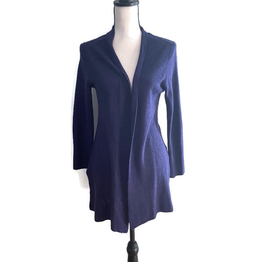 Eileen Fisher Long-sleeved Draped Cardigan | Size Small